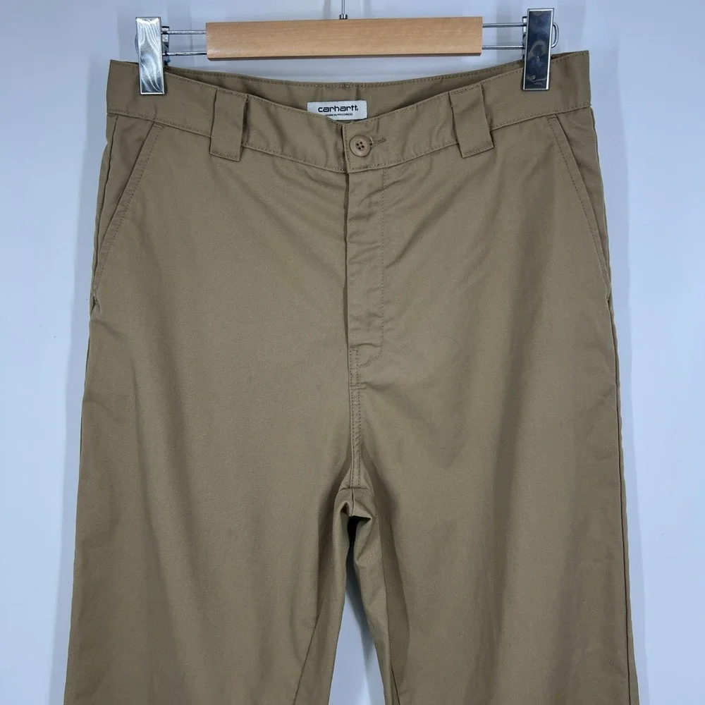 Carhartt WIP Work In Progress Straight W' Master Pant Womens Size 30‎ Tan Brown